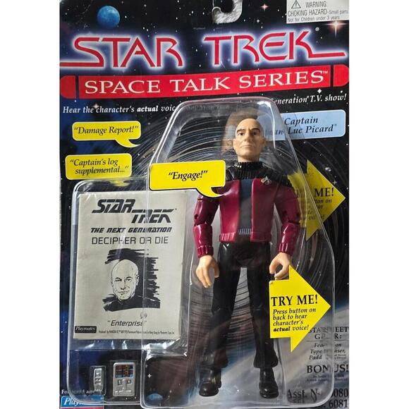 Star Trek: The Next Generation "Space Talk Series" action figure - Picture 1 of 4